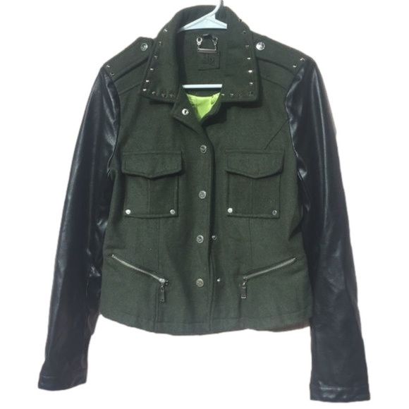 𝅺JU Ju J2 Moto Spike Jacket Coat - Picture 1 of 8